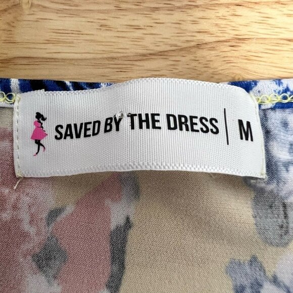 Saved By The Dress Womens Multicolor Floral Yellow/Multi Sleeveless Top Medium - Picture 10 of 11